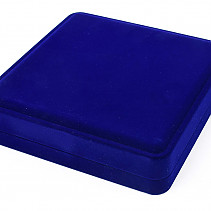 Sametová dárková krabička modrá 16 x 16cm