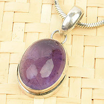 Oval pendant made of amethyst Ag 925/1000 3.9 g