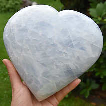 Blue calcite big heart 2939g