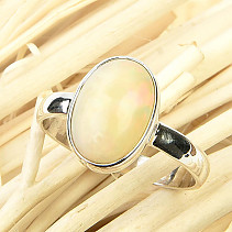 Ring with precious opal Ag 925/1000 2,7g (size 58)