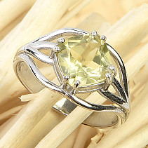 Brazilian diamond ring standard cut Ag 925/1000 + Rh
