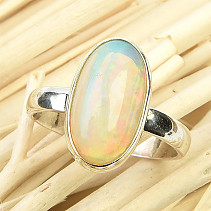Ethiopian opal ring size 54 Ag 925/1000 (2,8g)