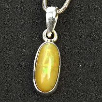 Pendant expensive opal oval Ag 925/1000 2,0g (Ethiopia)