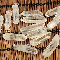 Crystal crystal pendant Madagascar Ag handle