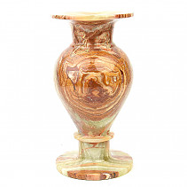 Aragonit větší váza zelená (1661g)