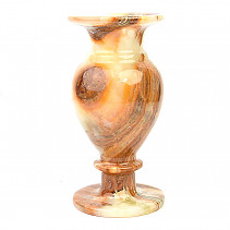 Larger vase made of aragonite brown (1430g)