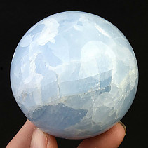Modrý kalcit koule z Madagaskaru 376g