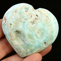 Modrý aragonit srdce (Pakistán) 74g