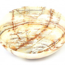 Large aragonite bowl white (815g)