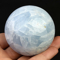 Modrý kalcit koule z Madagaskaru 295g