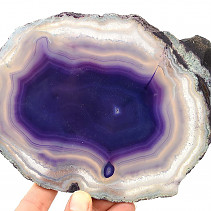 Dyed agate slice 297g
