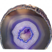 Geode made of colored agate 804g