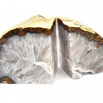 Decorative bookends from agate 2248g Brazil
