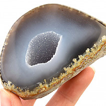 Natural agate geode with cavity (169g)