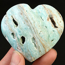 Srdce modrý aragonit (Pakistán) 118g