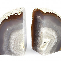 Agate bookends from Brazil 1131g