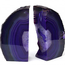 Decorative bookends dyed agate 2192g