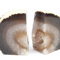 Agate bookends from Brazil 1099g
