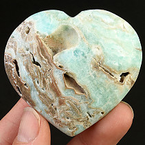 Srdce modrý aragonit (Pakistán) 82g