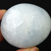 Modrý kalcit hladký kámen (155g)