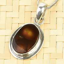 Pendant made of fire agate Ag 925/1000 3.9g