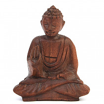 Sitting Buddha wood carving (Indonesia) 10cm