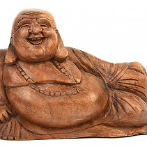 Ležící Buddha dřevořezba