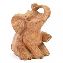 Sitting elephant carving 11cm