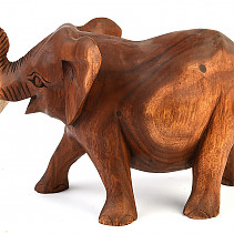 Dark elephant large wood carving