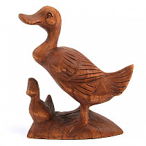 Duck wood carving