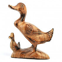 Duck brindle wood carving