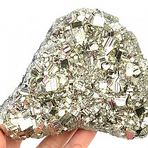 Druse of pyrite with crystals 1298g