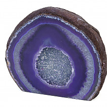 Dyed agate geode 1116g