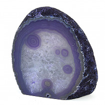 Geode made of colored agate 458g