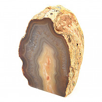 Agate decorative geode 344g