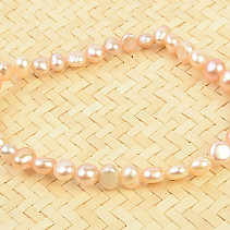 River pearl apricot bracelet approx. 7mm