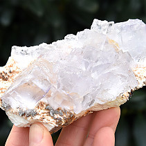 Fluorite and barite natural druse 402g