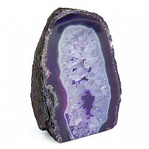 Geode made of colored agate 508g