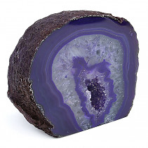 Dyed agate geode 1118g
