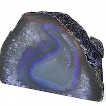 Geode made of colored agate 428g