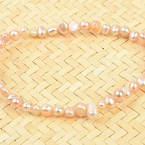 River pearl apricot bracelet approx. 5mm