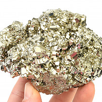 Druse of pyrite with crystals 689g