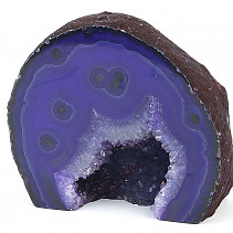 Geode made of colored agate 1408g