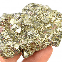 Drusen pyrite with crystals 118g