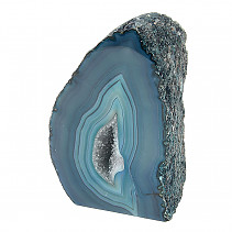 Dyed agate geode 1051g