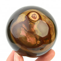 Jasper variegated polished ball Ø72mm