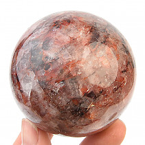 Crystal ball with hematite 315g Madagascar