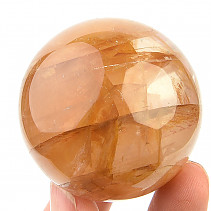 Crystal with limonite smooth ball 150g