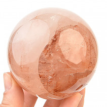 Crystal ball with hematite 552g Madagascar