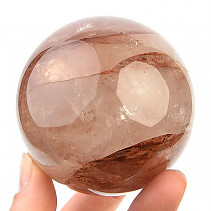 Crystal ball with hematite 403g Madagascar